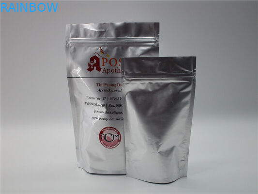 borsa della carta kraft di Brown Della borsa di imballaggio per alimenti della chiusura lampo dell'OEM di 600g 1kg con la finestra/chiusura lampo