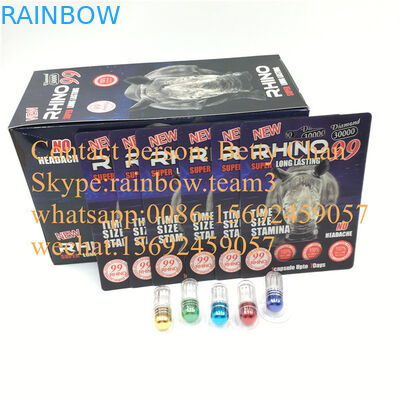 Carta d'imballaggio di potenziamento della bolla maschio della pillola 3D per il rinoceronte porpora 99 30000/rinoceronte 69 35000