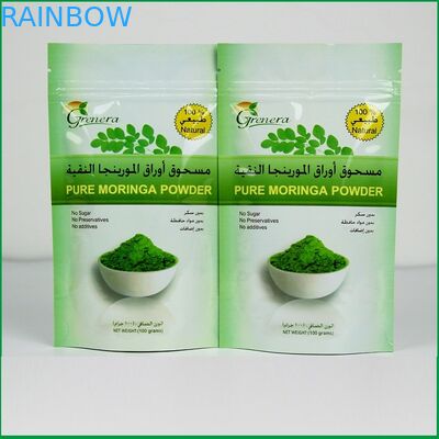 L'imballaggio su ordinazione dei sacchetti di plastica di Doypack sta sulla borsa della chiusura lampo per i mirtilli secchi