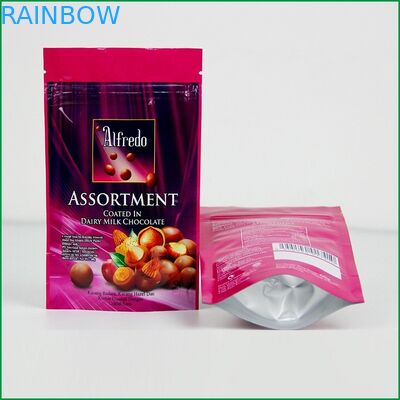 Su ordinazione stia sulla borsa della chiusura lampo con il logo per cioccolato/borsa d'imballaggio del cioccolato