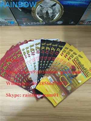 Bolla maschio della carta della pillola di potenziamento dell'oro di PremierZen che imballa nelle azione con effetto 3D