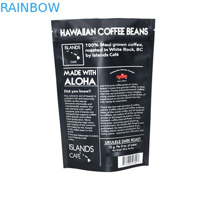 I sacchetti di plastica su ordinazione che imballano, 300g del di alluminio stanno sulle borse di caffè con la valvola