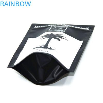 I sacchetti di plastica su ordinazione che imballano, 300g del di alluminio stanno sulle borse di caffè con la valvola