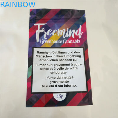 Il fondente di Cbd Thc semina i sacchetti di plastica saldabili a caldo, bustina del di alluminio per Cbd gommoso