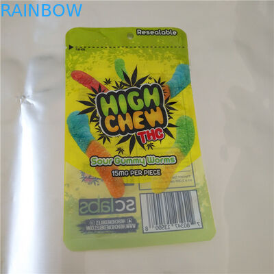 Il fondente di Cbd Thc semina i sacchetti di plastica saldabili a caldo, bustina del di alluminio per Cbd gommoso