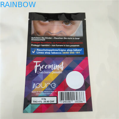 Il fondente di Cbd Thc semina i sacchetti di plastica saldabili a caldo, bustina del di alluminio per Cbd gommoso