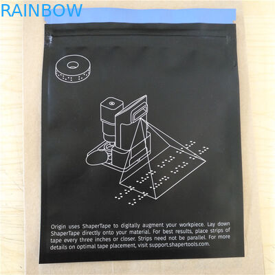 Tre borse a chiusura lampo di imballaggio di plastica di Mylar della guarnizione laterale per l'imballaggio medico del nastro