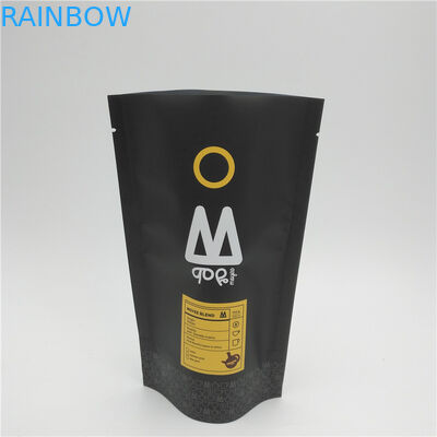 Grammo d'imballaggio biodegradabile 16 Oz delle borse 500 del chicco di caffè dell'Etiopia con la chiusura lampo