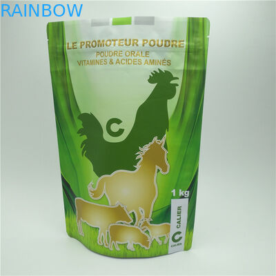 Sacchetti di plastica risigillabili che imballano, borsa dell'alimento per animali domestici della chiusura lampo per il supplemento animale