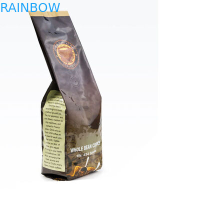 2017 borsa d'imballaggio arrostita all'ingrosso del caffè macinato della saldatura a caldo 500g con il legame della latta e della valvola