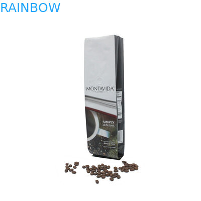 L'abitudine ha stampato il pacchetto 500g 1kg della vendita all'ingrosso allineato stagnola laterale della borsa di caffè del rinforzo