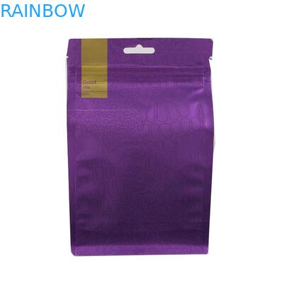 Borsa d'imballaggio di alluminio del della latta del legame del blocchetto del caffè piano all'ingrosso del fondo con la valvola 500g 1kg di degassamento