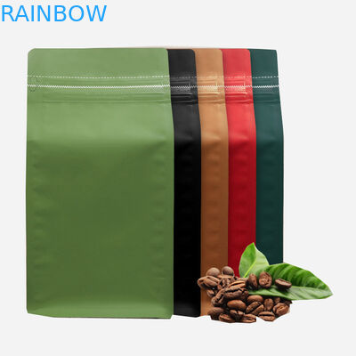 Composti saldabili a caldo stanno sulla bustina di tè del caffè dell'alimento della stagnola con la chiusura lampo 1kg 500g