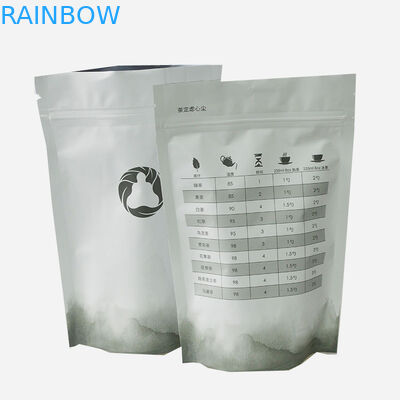 La stagnola opaca su ordinazione risigillabile del commestibile dello SGS 100g sta sul sacchetto a chiusura lampo per i dadi