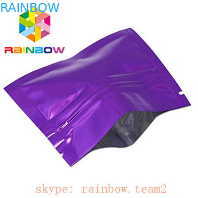 la mini stagnola piana variopinta di mylar sigillata 3 lati insacca il tè della canapa 1g/la bustina d'imballaggio leaft del fiore