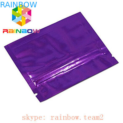 la mini stagnola piana variopinta di mylar sigillata 3 lati insacca il tè della canapa 1g/la bustina d'imballaggio leaft del fiore