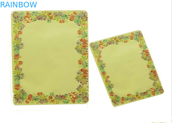 Il lato del cristallo tre dell'oro ha sigillato i sacchetti di plastica per l'occhio/maschera facciale, Eco amichevole