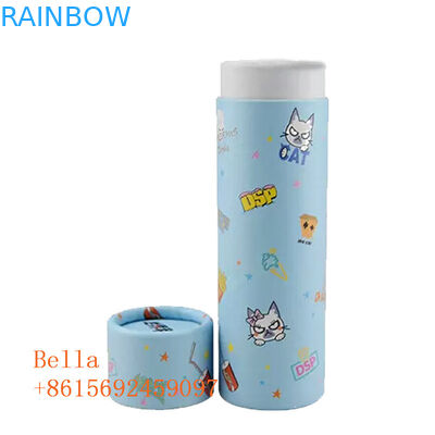 Imballaggio a forma di del contenitore di carta di cilindro