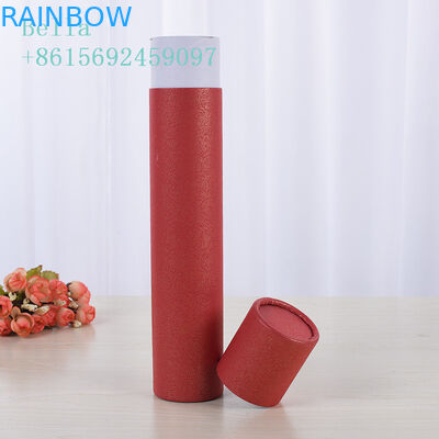 Imballaggio per scatole di carta pro-ambiente, imballaggio per scatole regalo a cilindro di cartone acciaio