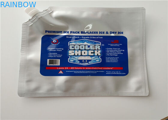 I frutti di mare del supermercato fruttificano borsa/borsa per il ghiaccio più fresche isolate eliminabili del di alluminio