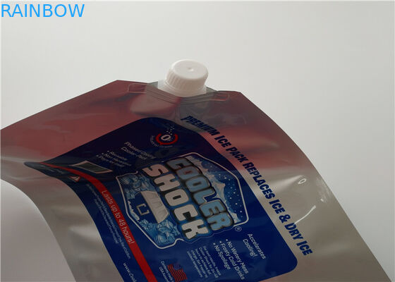 I frutti di mare del supermercato fruttificano borsa/borsa per il ghiaccio più fresche isolate eliminabili del di alluminio