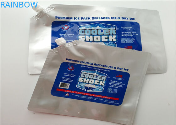 I frutti di mare del supermercato fruttificano borsa/borsa per il ghiaccio più fresche isolate eliminabili del di alluminio