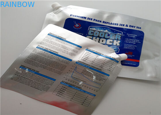 I frutti di mare del supermercato fruttificano borsa/borsa per il ghiaccio più fresche isolate eliminabili del di alluminio