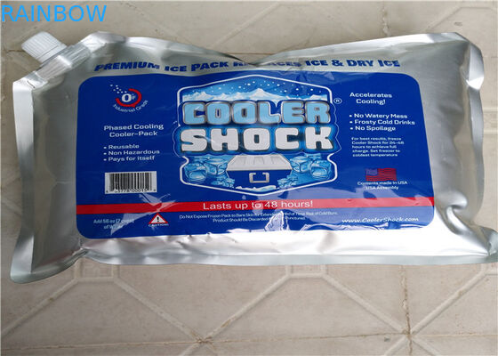 I frutti di mare del supermercato fruttificano borsa/borsa per il ghiaccio più fresche isolate eliminabili del di alluminio