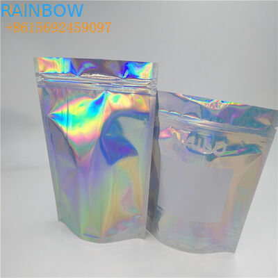 Stia sull'imballaggio del sacchetto della stagnola della serratura dello zip