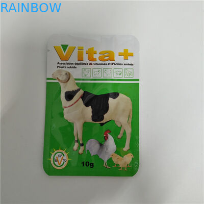 Sacchetto superiore dell'alimento per animali domestici della chiusura lampo