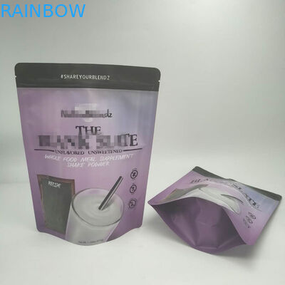 La stagnola di oro sta sui sacchetti 200g/250g per il logo della polvere della proteina su misura