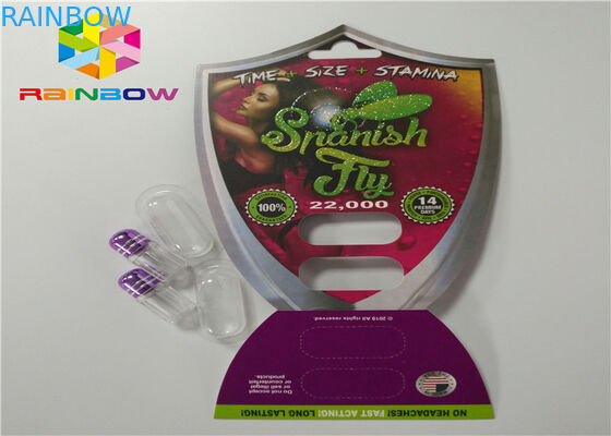 il rinoceronte pazzo di rinoceronte 69 di effetto 3D 7 pillole del sesso della capsula carda le scatole della pillola maschio di potenziamento e le carte d'imballaggio/scatola della bolla 3d
