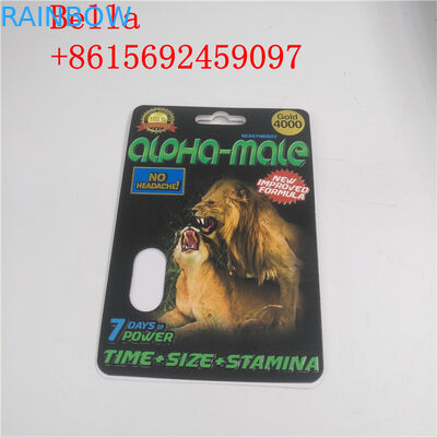 Bolla di plastica materiale riciclata che imballa forma su misura con la stampa di effetto 3D