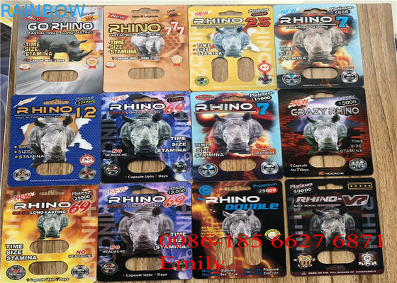 Blister rosso di Goldreallas che imballa timbratura calda per l'industriale farmaceutico