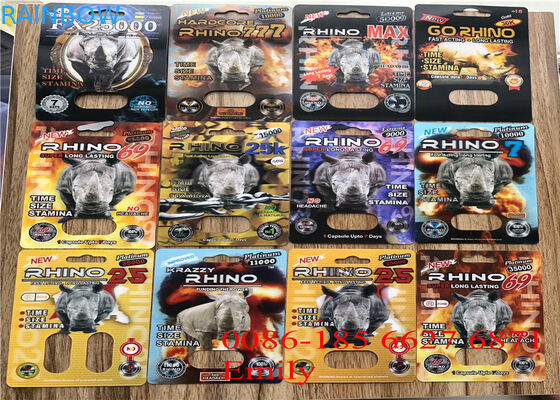 Blister rosso di Goldreallas che imballa timbratura calda per l'industriale farmaceutico