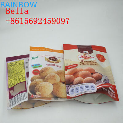 MODA dello SGS d'imballaggio delle borse dello spuntino della serratura dello zip diplomata con il chiaro fondo