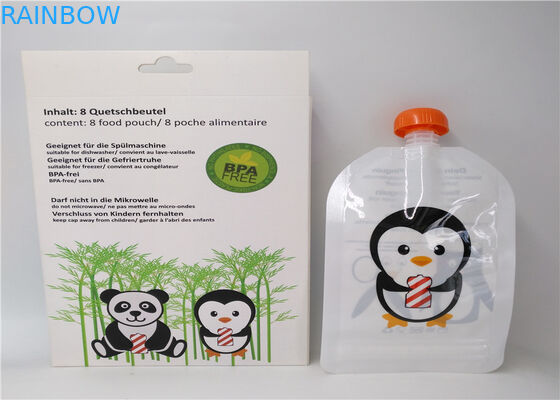 Borsa liquida trasparente del becco per la bevanda/l'imballaggio bevanda di energia