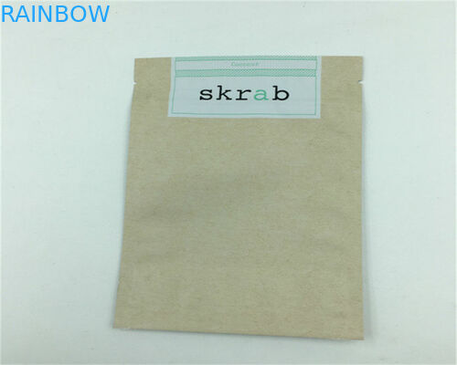 La radura della facciata frontale ha personalizzato i sacchi di carta per polvere/Candy/caffè