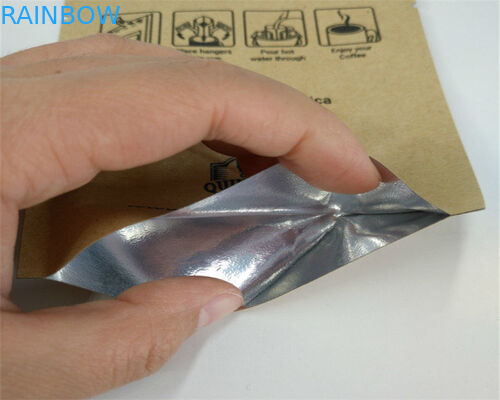 La radura della facciata frontale ha personalizzato i sacchi di carta per polvere/Candy/caffè