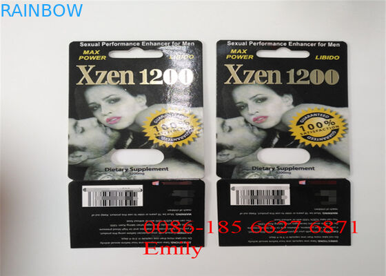 Bolla di plastica di stampa UV che imballa dimensione su misura per le pillole medicinali