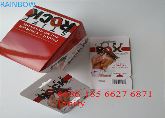 Carta materiale di carta della bolla che imballa per tutte le capsule di potere del pene della natura FX9000