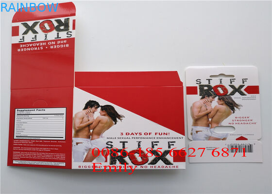 Carta materiale di carta della bolla che imballa per tutte le capsule di potere del pene della natura FX9000