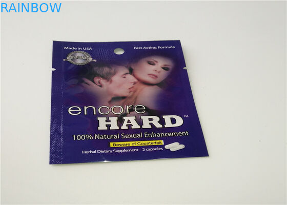 Materiale opaco d'imballaggio di incenso di erbe OPP del di alluminio con colore trasparente