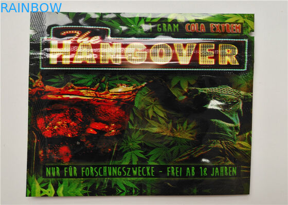 Materiale opaco d'imballaggio di incenso di erbe OPP del di alluminio con colore trasparente