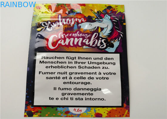 Incenso di erbe di piccola dimensione che imballa logo su ordinazione stampato con lo strato di alluminio laminato