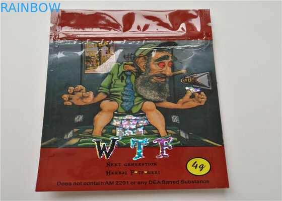 Incenso di erbe di piccola dimensione che imballa logo su ordinazione stampato con lo strato di alluminio laminato