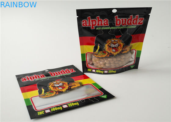 Abbottoni la rotocalcografia d'imballaggio di incenso di erbe della chiusura con la guarnizione ermetica della chiusura lampo