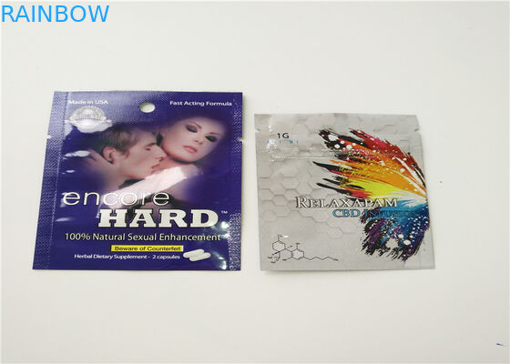 Abbottoni la rotocalcografia d'imballaggio di incenso di erbe della chiusura con la guarnizione ermetica della chiusura lampo