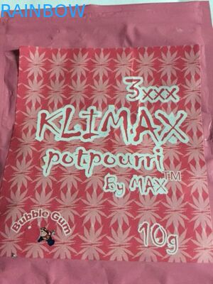 Incenso di erbe che imballa, borse di plastica della prova dell'odore della chiusura lampo per l'imballaggio per alimenti