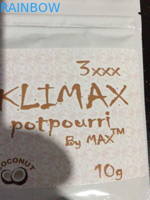 Incenso di erbe che imballa, borse di plastica della prova dell'odore della chiusura lampo per l'imballaggio per alimenti